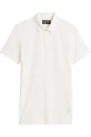 Marc O’ Polo Poloshirt aus melierter Baumwolle, Shaped Fit