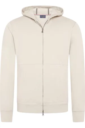 Paul & Shark Weiche Kapuzen-Sweatjacke mit langen Ärmeln und bequemem Schnitt