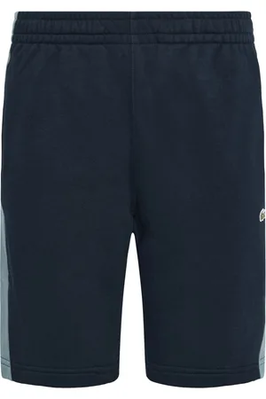 Lacoste Sweatshorts mit seitlichen Streifen und Logo-Patch