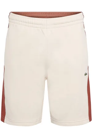 Lacoste Sweatshorts mit seitlichen Streifen und Logo-Patch