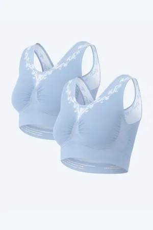 Schlankstütz Kollektion Classic Bustier mit Blütenverzierung, 2tlg.