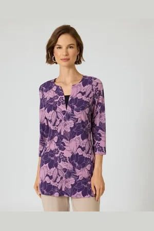 Couture Line Tunika mit Blütendruck