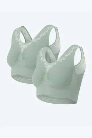 Schlankstütz Kollektion Classic Bustier mit Blütenverzierung, 2tlg.