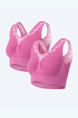 Schlankstütz Kollektion Classic Bustier mit Blütenverzierung, 2tlg.