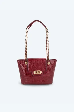 Alfredo Pauly Shopper in Kroko-Optik