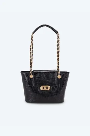 Alfredo Pauly Shopper in Kroko-Optik