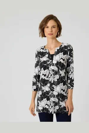 Couture Line Tunika mit Blütendruck