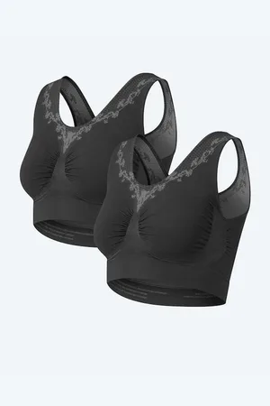 Schlankstütz Kollektion Classic Bustier mit Blütenverzierung, 2tlg.