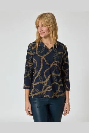 Judith Williams Blusenshirt "Woman Deluxe" mit Kettenprint