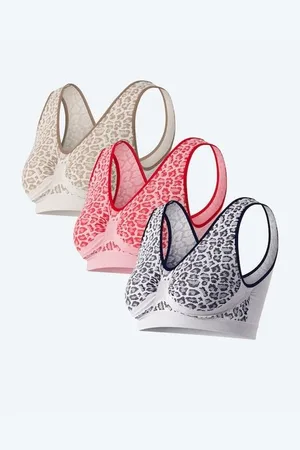 Lavelle Seamless Bra "Leopard", 3er Pack