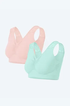 Lavelle Seamless BH mit Spitze, 2tlg.