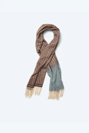 Helena Vera Schal im Two-Tone-Style mit Hahnentritt