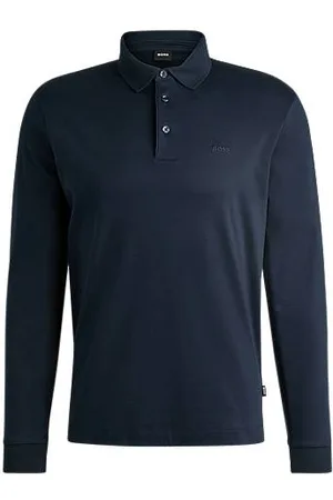 HUGO BOSS Poloshirt aus Interlock-Baumwolle mit Logo-Stickerei
