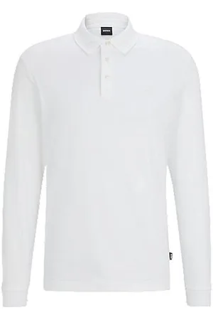 HUGO BOSS Poloshirt aus Interlock-Baumwolle mit Logo-Stickerei