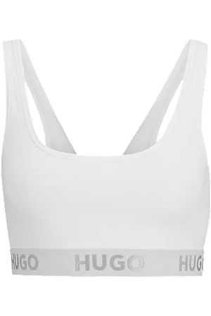 HUGO BOSS Bralette aus Stretch-Baumwolle mit Logo-Band