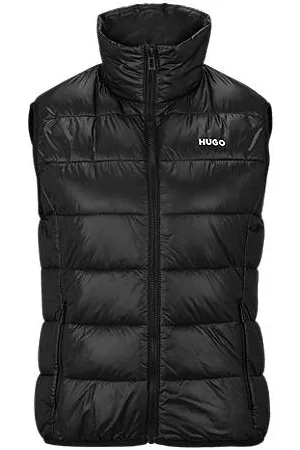 HUGO BOSS Leichte Steppweste mit wasserabweisendem Finish und Logo