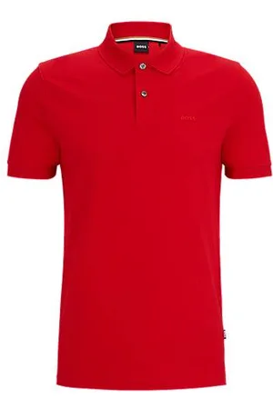 HUGO BOSS Pallas Poloshirt aus Baumwoll-Piqué mit Logo-Details