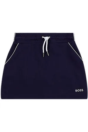 HUGO BOSS Kids-Rock mit kontrastfarbenen Paspeln und Logo