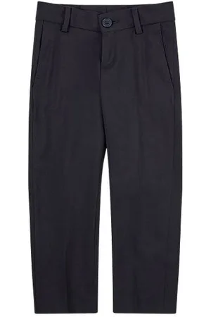 HUGO BOSS Regular-Fit Kids-Hose aus Stretch-Wolle