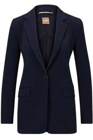 HUGO BOSS Regular-Fit Einreiher aus japanischem Krepp