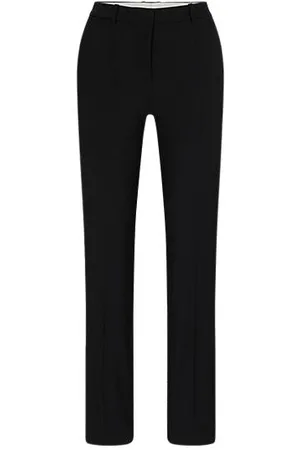 HUGO BOSS Regular-Fit Hose aus italienischer Schurwolle