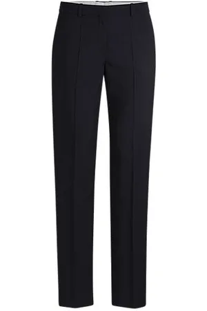 HUGO BOSS Regular-Fit Hose aus italienischer Schurwolle