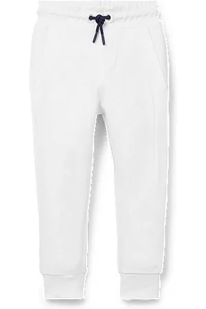 HUGO BOSS Kids-Jogginghose mit Beinbündchen und Logo-Aufnäher hinten