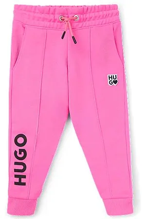 HUGO BOSS Kids-Jogginghose aus Fleece mit Logo-Details