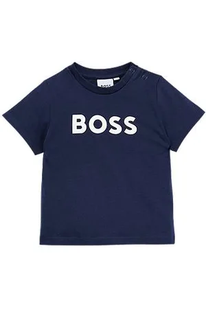 HUGO BOSS Kids-T-Shirt aus Baumwolle mit Logo-Print