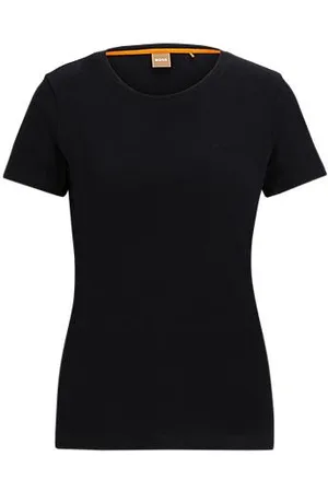 HUGO BOSS Slim-Fit T-Shirt aus Baumwolle mit Logo-Detail