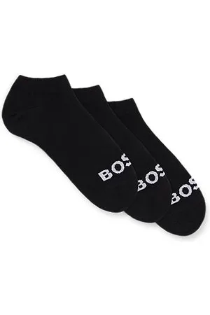HUGO BOSS Dreier-Pack knöchellange Socken mit Kontrast-Logos