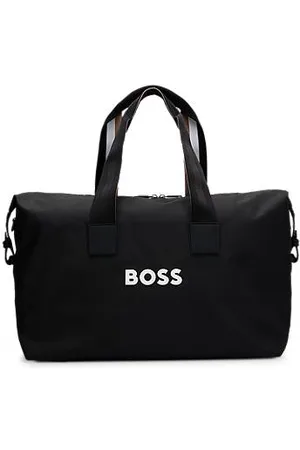 HUGO BOSS Weekender mit kontrastfarbenem Logo und abnehmbarem Riemen