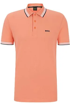 HUGO BOSS Paddy Poloshirt aus Baumwoll-Piqué mit Logo an der Kragenunterseite
