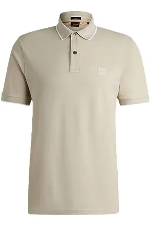 HUGO BOSS Slim-Fit Poloshirt aus elastischem Baumwoll-Piqué