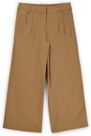 HUGO BOSS Loose-Fit Kids-Hose aus softem Twill