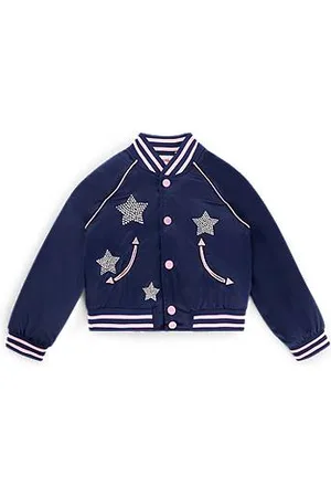 HUGO BOSS Kids-Bomberjacke mit Sternen und Logo