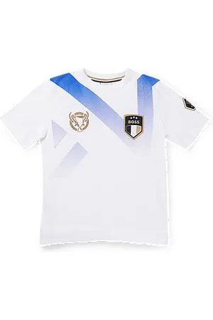 HUGO BOSS Kids-T-Shirt mit Dégradé-Artwork und Logo-Details