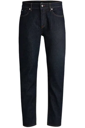 HUGO BOSS Maine Regular-Fit Jeans aus bequemem Stretch-Denim in Blau