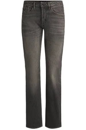 HUGO BOSS Jeans aus grauem Stretch-Denim