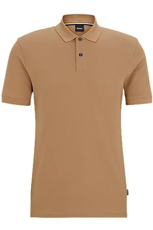 HUGO BOSS Regular-Fit Poloshirt aus Baumwoll-Piqué