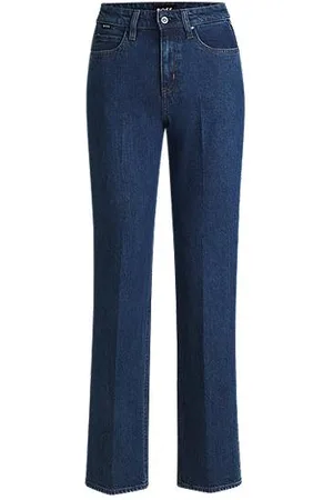 HUGO BOSS Dunkelblaue Slim-Fit Jeans aus bequemem Stretch-Denim