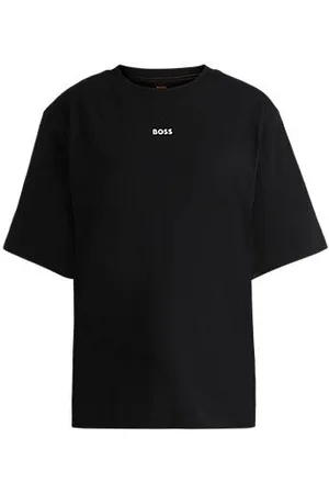 HUGO BOSS T-Shirt aus Baumwoll-Jersey mit Logo-Print