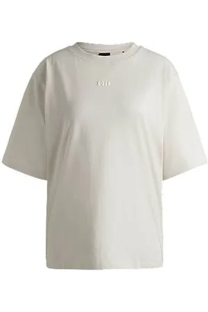 HUGO BOSS T-Shirt aus Baumwoll-Jersey mit Logo-Print
