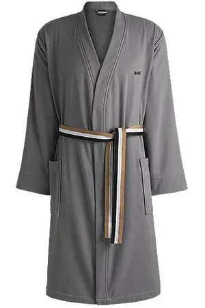HUGO BOSS Morgenmantel aus Baumwoll-Terry mit schnell trocknender Innenseite
