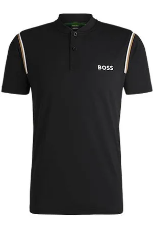 HUGO BOSS Active Poloshirt mit Feuchtigkeitsregulierung