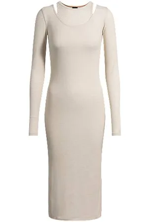 HUGO BOSS 2-in-1-Kleid im Lagen-Look