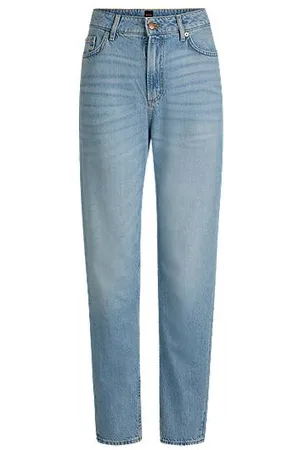 HUGO BOSS Regular-Fit Jeans aus hellblauem Denim