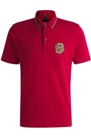 HUGO BOSS X Creation of the Gods Poloshirt aus merzerisierter Baumwolle