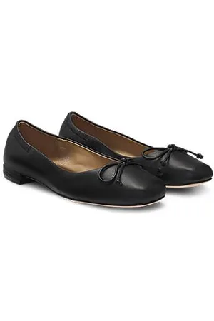 HUGO BOSS Ballerinas aus Nappaleder mit Raffung am Einstieg