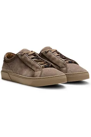 HUGO BOSS Gary Lowtop Sneakers aus Veloursleder